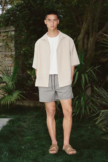 Zara 寬鬆飄逸襯衫 - 裸色