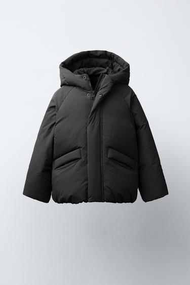 SPALVU UN DŪNU JAKA ‘WATER REPELLENT’ - Antracīta pelēks no Zara