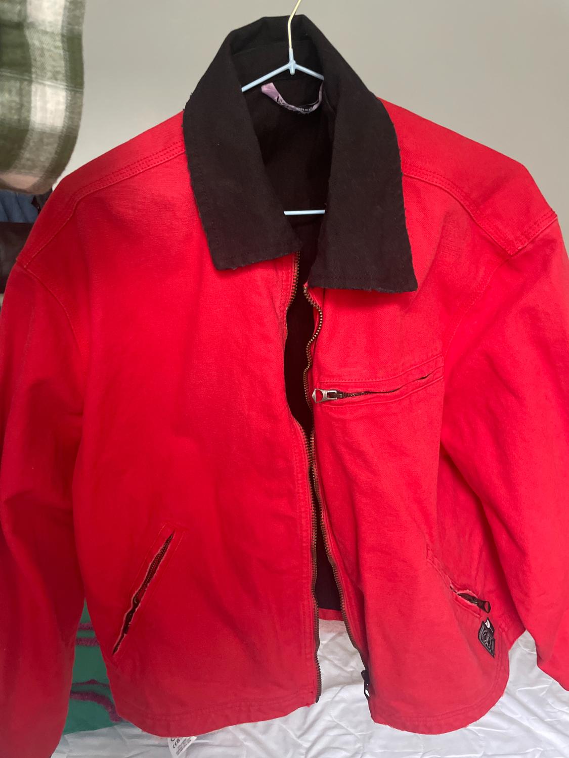 JACKET WITH CONTRAST COLLAR
