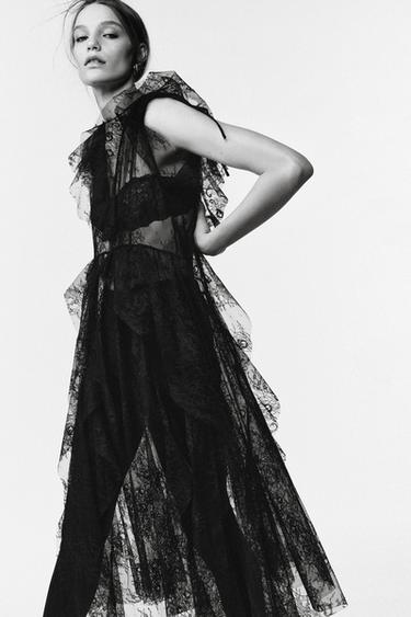 LEGGING EN MAILLE ÉDITION LIMITÉE - Noir de Zara - Image 1