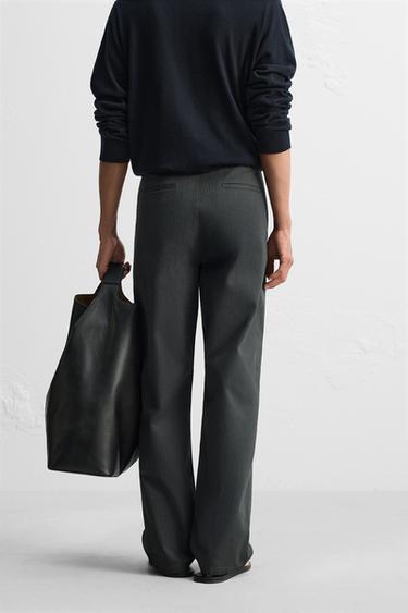 PANTALON DÉCONTRACTÉ COSTUME - Gris anthracite de Zara - Image 2