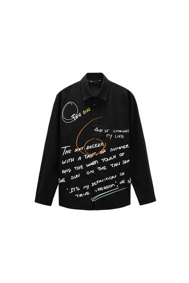 SLOGAN PRINT SHIRT