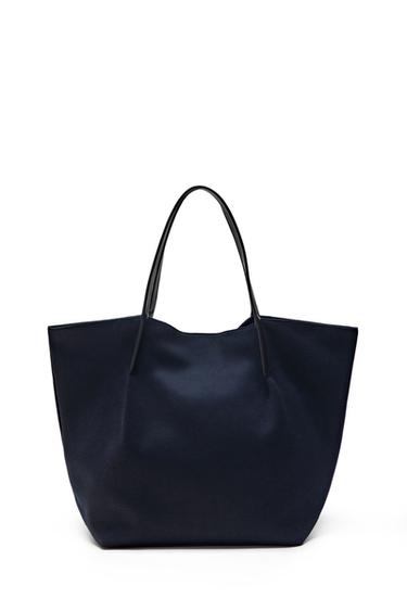 100% wool tote bag - LIMITED EDITION — Navy blue 1