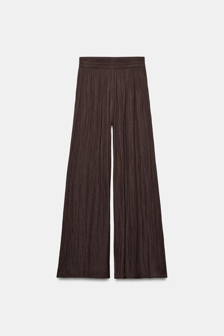 Pantalones de pata ancha fluidos 7