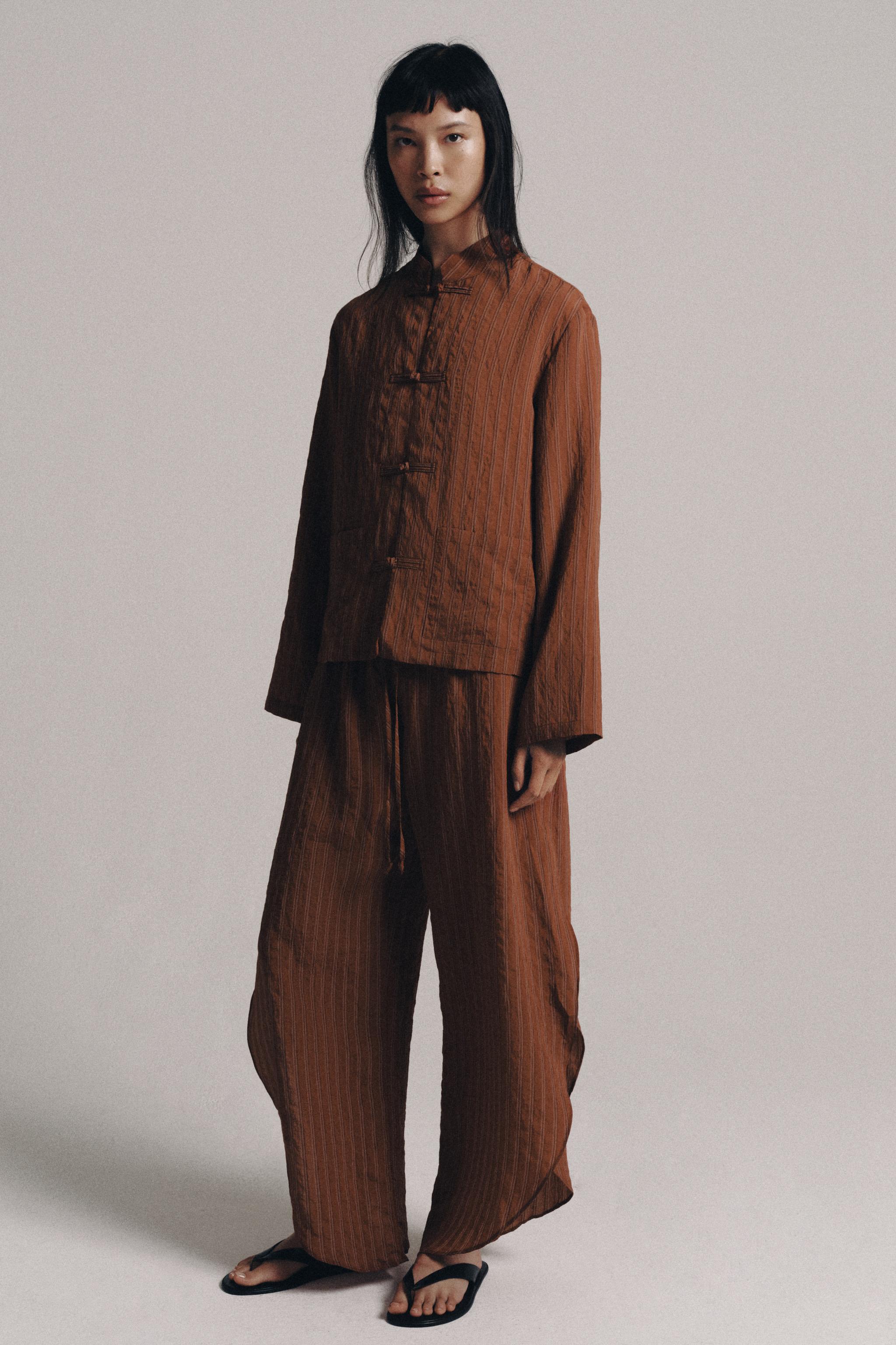 Женские брюки Zara ZW COLLECTION SIDE VENT TROUSERS