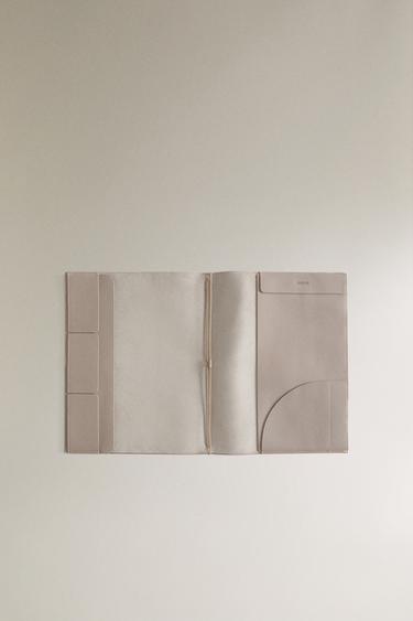 LEATHER TABLET CASE - Grey by Zara - Image 2