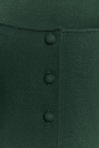 CARDIGAN WITH SHOULDER TIES - Green by Zara - Image 7