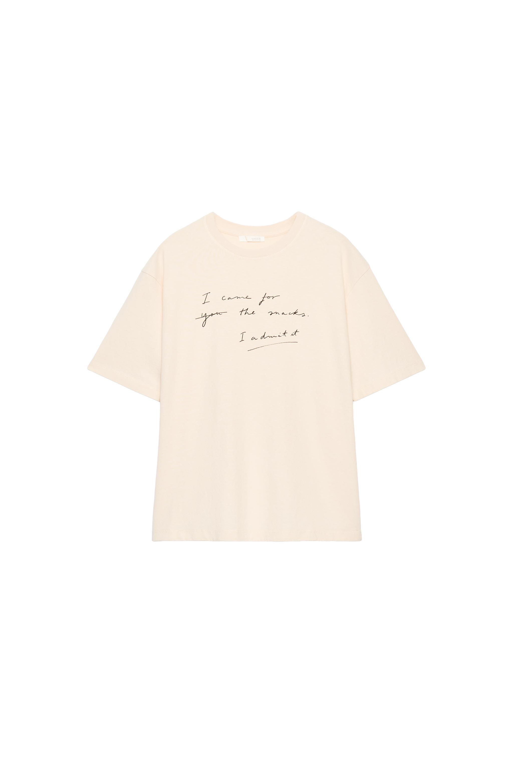 CAMISETA MANGA CORTA TEXTO