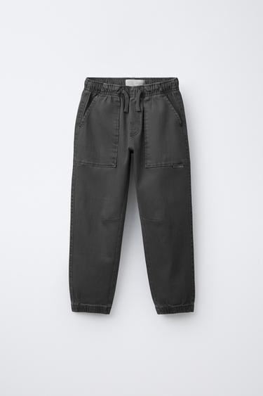 SUPER ELASTISCHE JOGGINGHOSE - Anthrazit von Zara - Bild 0