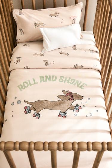 HOUSSE DE COUETTE ENFANT CHIEN PATINEUR - Multicolore de Zara - Image 8