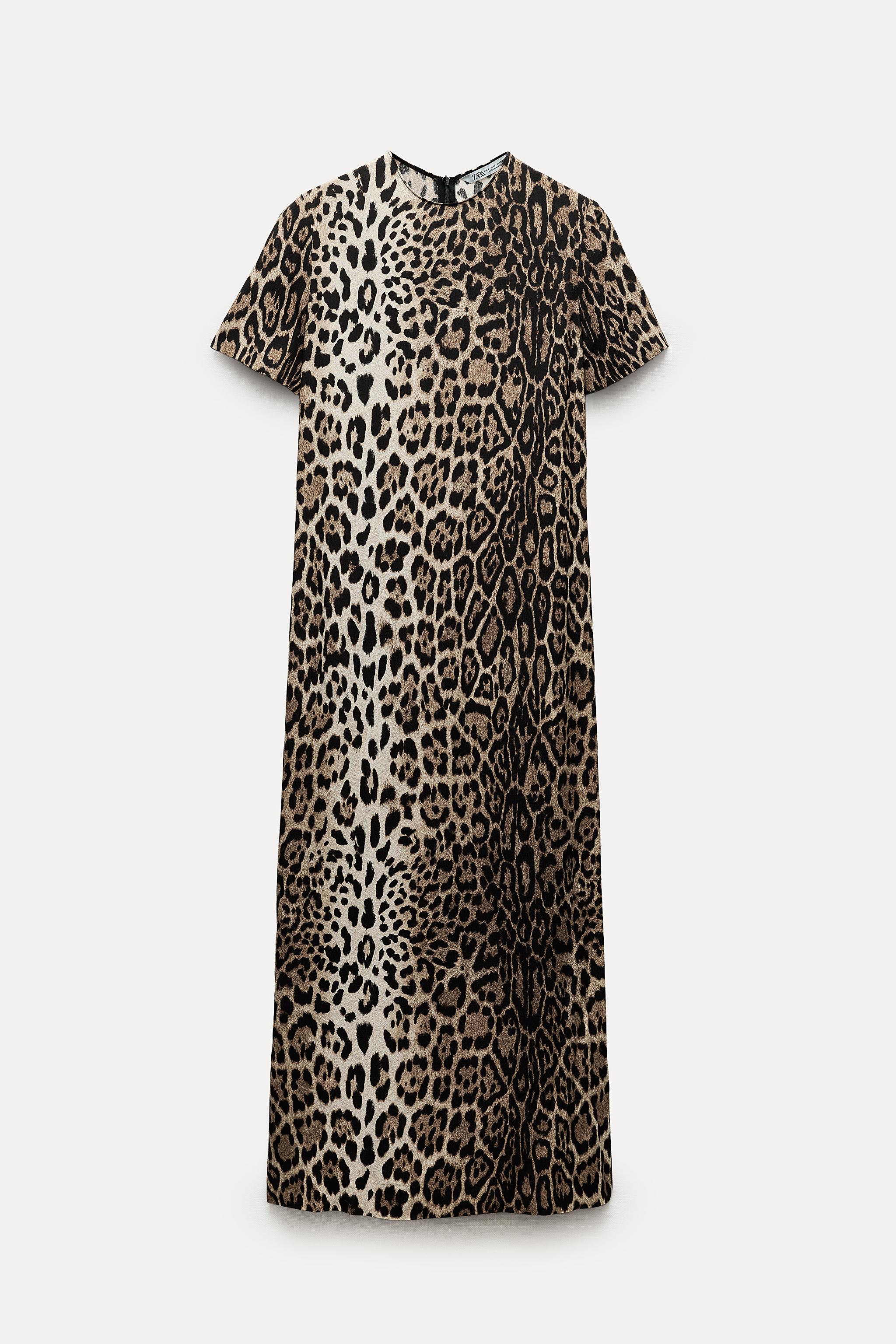 ANIMAL PRINT DRESS ZW COLLECTION - Leopard | ZARA United States