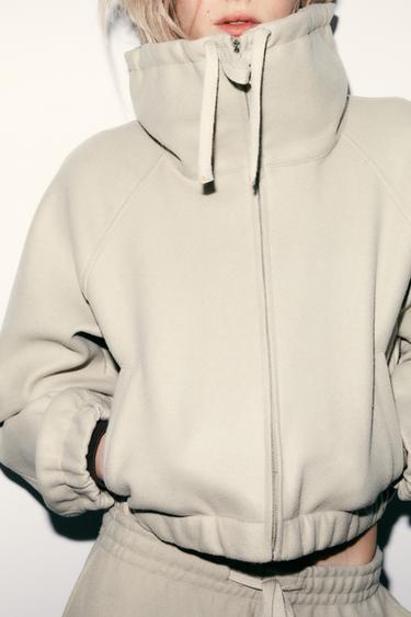 SOFT SWEATSHIRT - Grey green by Zara - Image 2