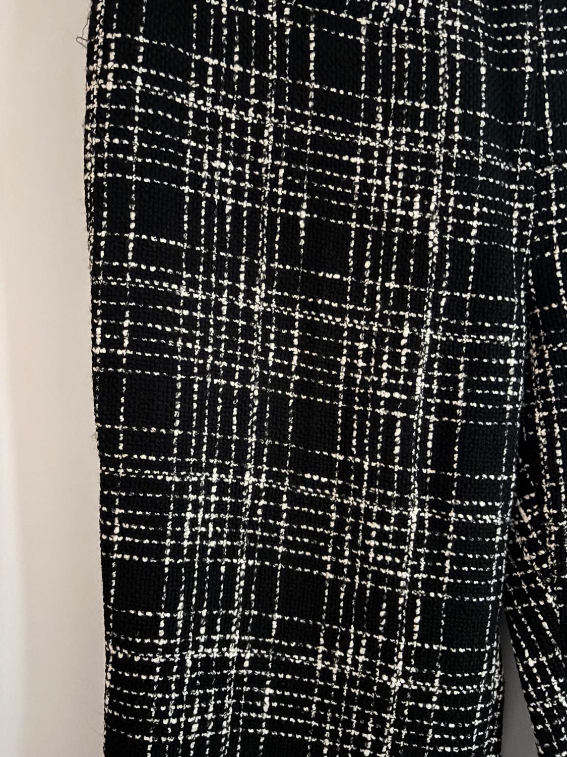 TEXTURED CHECKED TROUSERS - Image 3