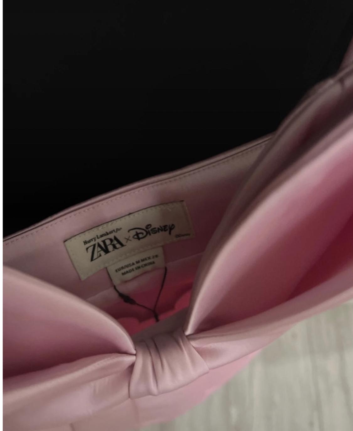 VESTIDO ZARA ROSA LAZO HARRY LAMBERT DISNEY M - Image 3