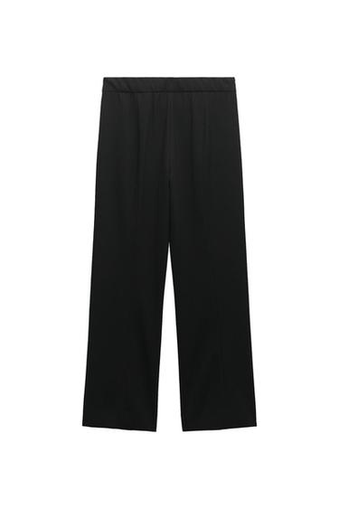 ZW COLLECTION STRAIGHT-FIT CROPPED TROUSERS