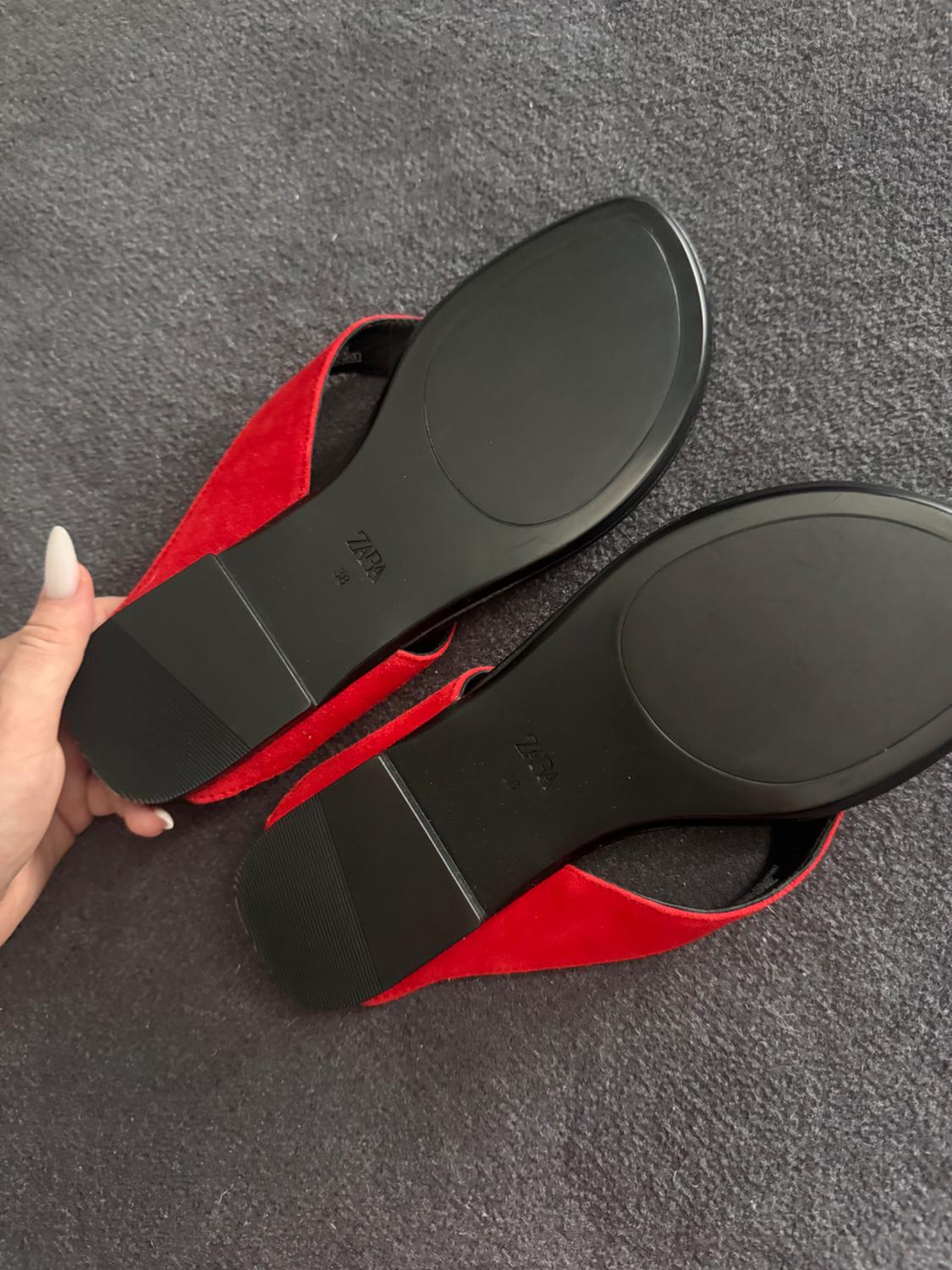 FLAT LEATHER SANDALS - Image 2