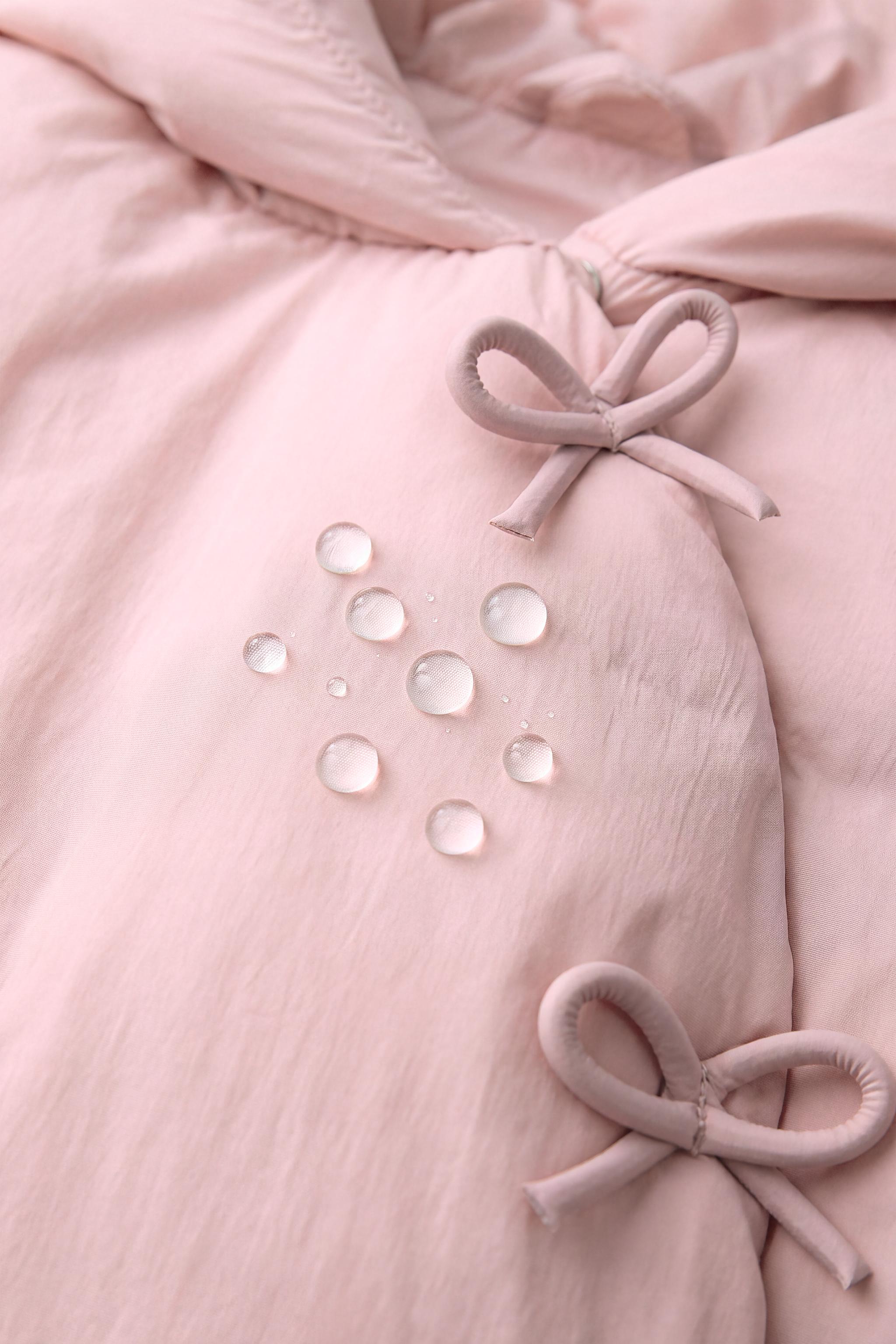 WATER REPELLENT NYLON BOW JACKET