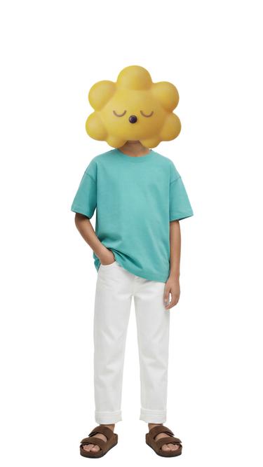 PLAIN T-SHIRT - Mid-turquoise by Zara