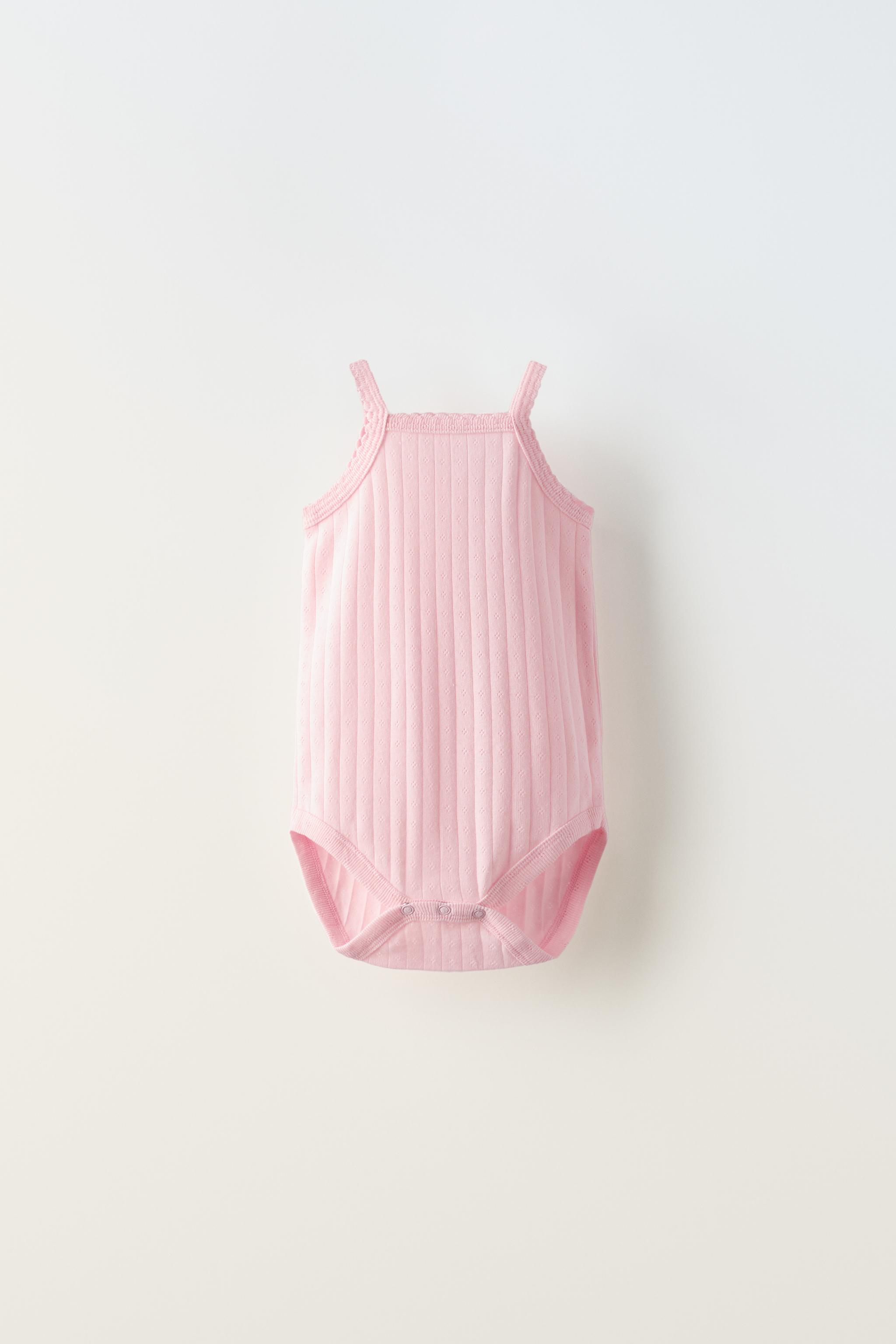 Neon pink bodysuit zara deals