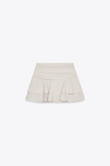 JUPE-CULOTTE À VOLANTS - Iceberg de Zara - Image 3