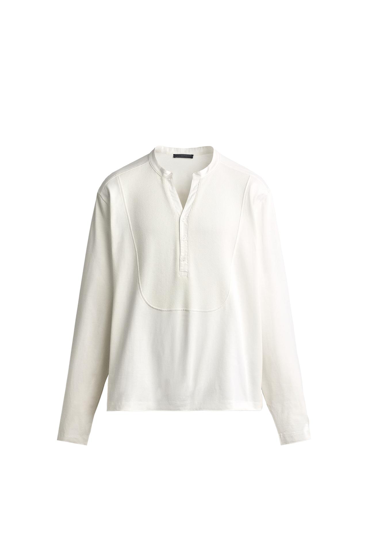 RELAXED FIT HENLEY T-SHIRT
