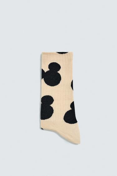 Zara MICKEY MOUSE SILHOUETTE SOCKS HARRY LAMBERT FOR ZARA X DISNEY - Multicolored