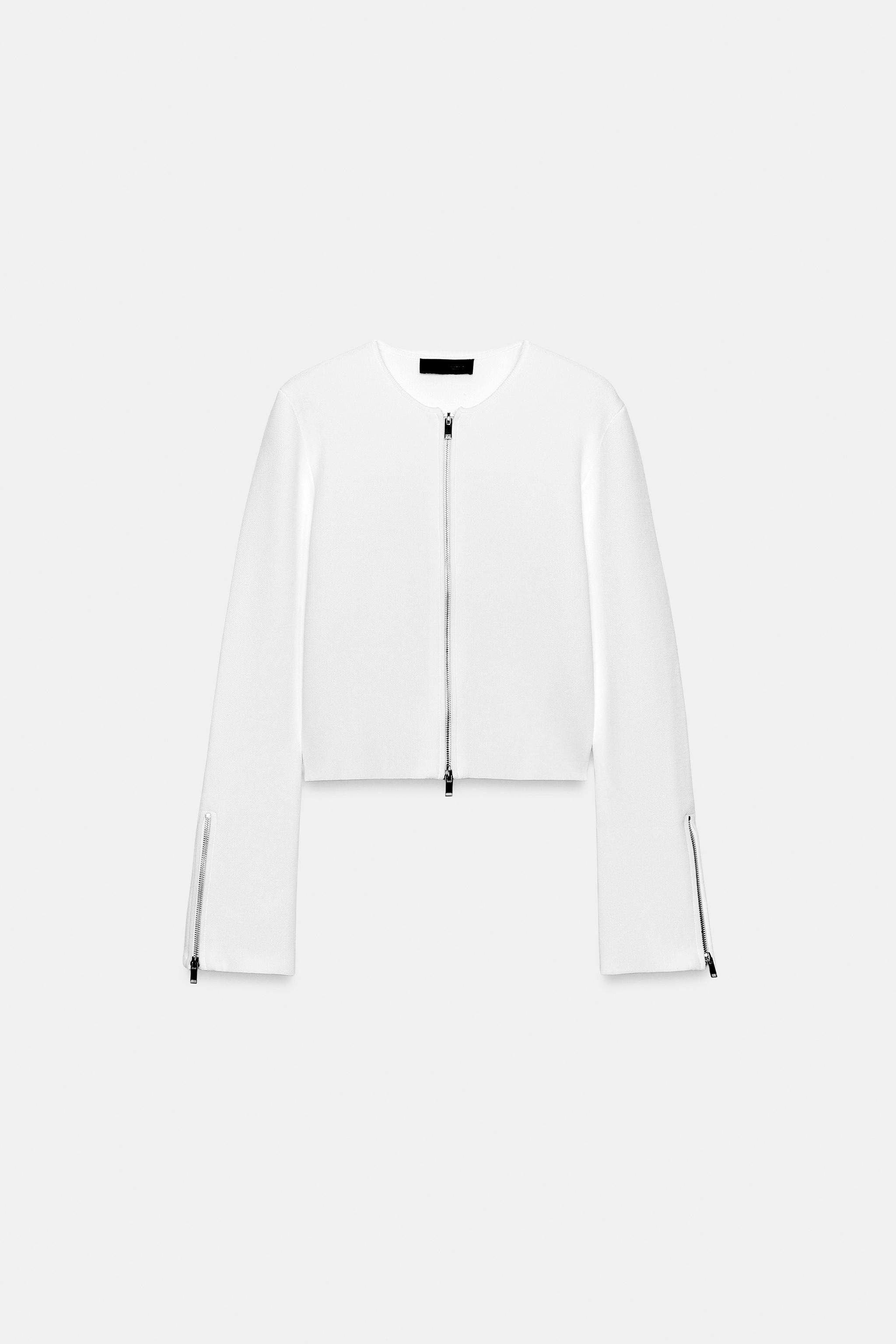 GILET EN MAILLE ZIPPÉ