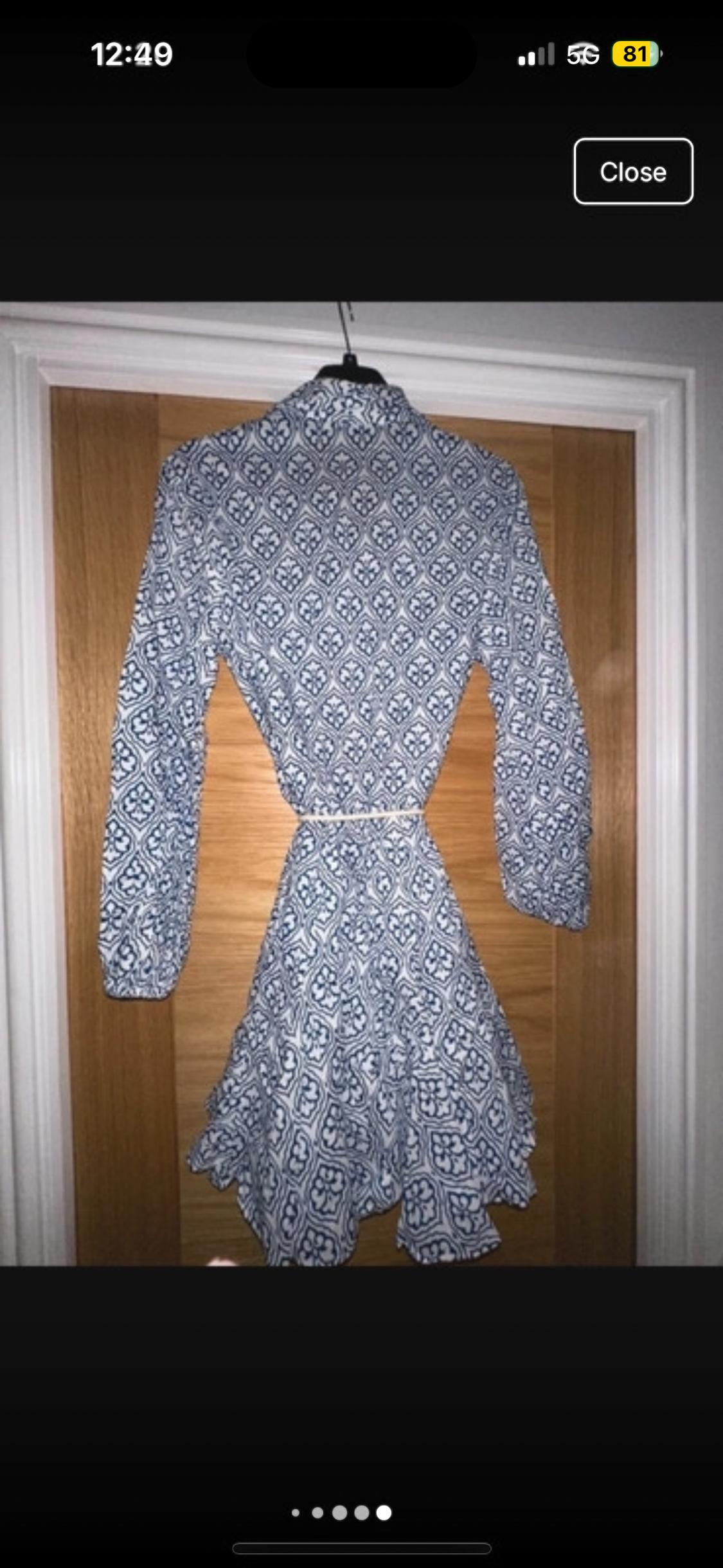 PRINTED MINI DRESS - Image 5