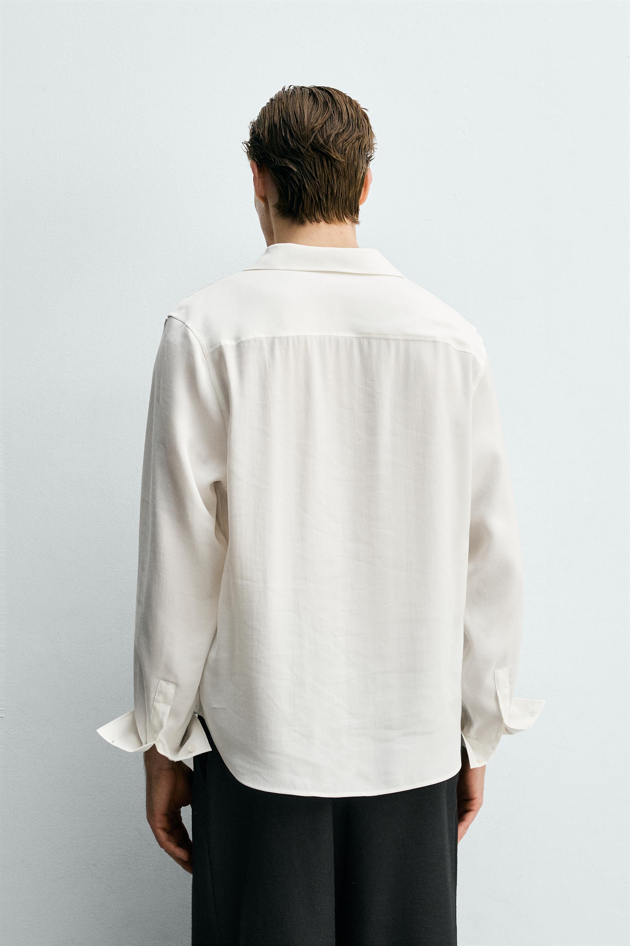 FLOWY DRAWSTRING POLO SHIRT