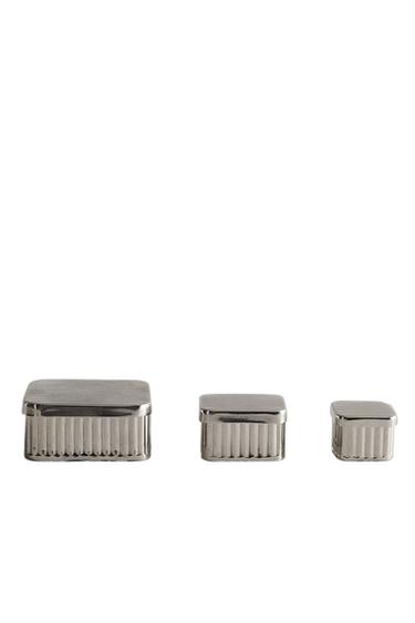 Zara STAINLESS STEEL BOX - Silver