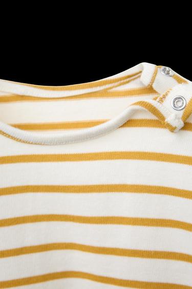BODY MIT STREIFEN - Ocker von Zara
