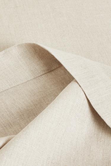 NAPPE LIN COULEUR UNIE - Beige clair de Zara - Image 4