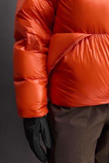 SKI DOWN BLEND PUFFER JACKET - Intense red by Zara - Image 4