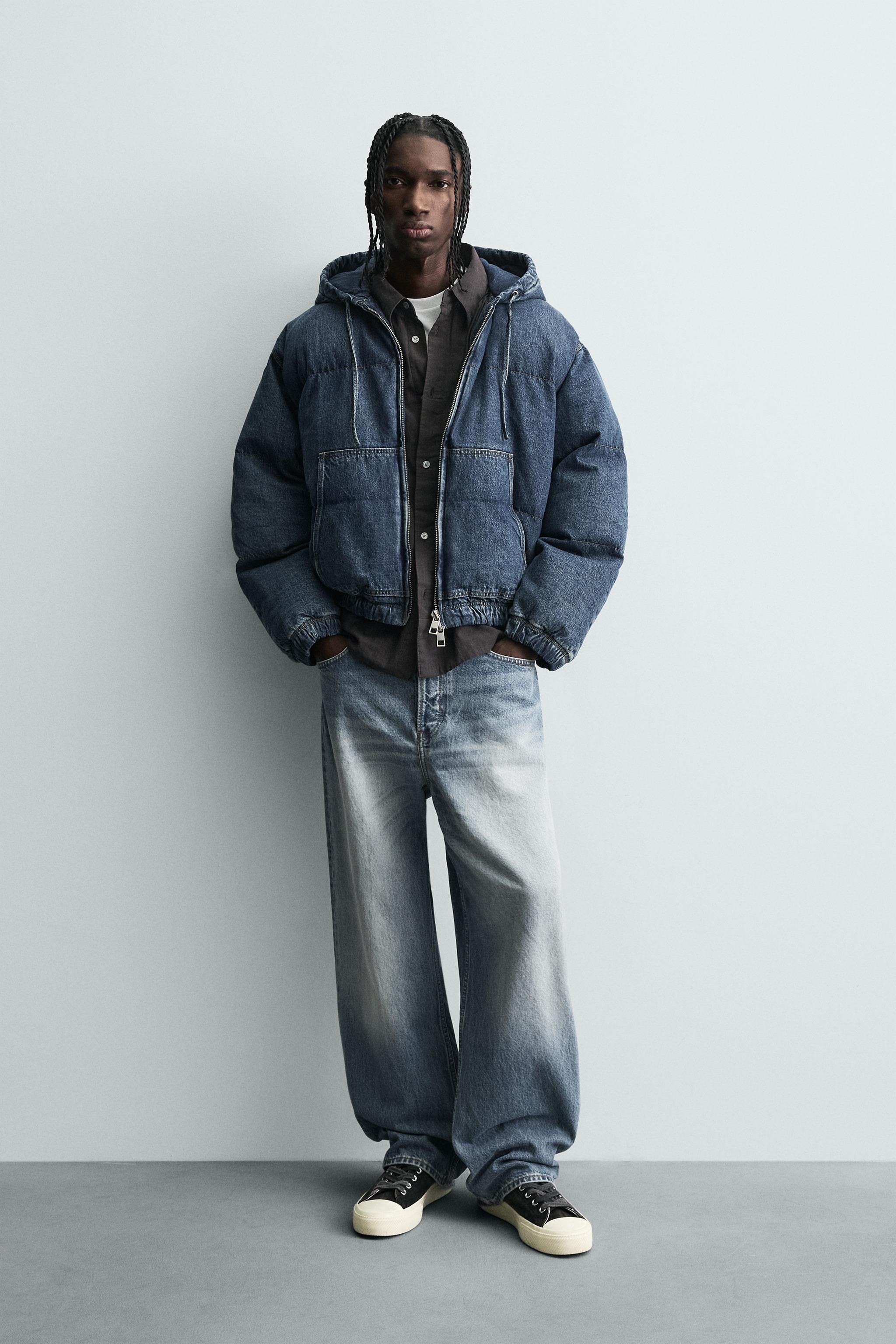 ZARA キルティング デニムジャケット キルティングデニムジャケット - ミディアムブルー | ZARA Japan / 日本