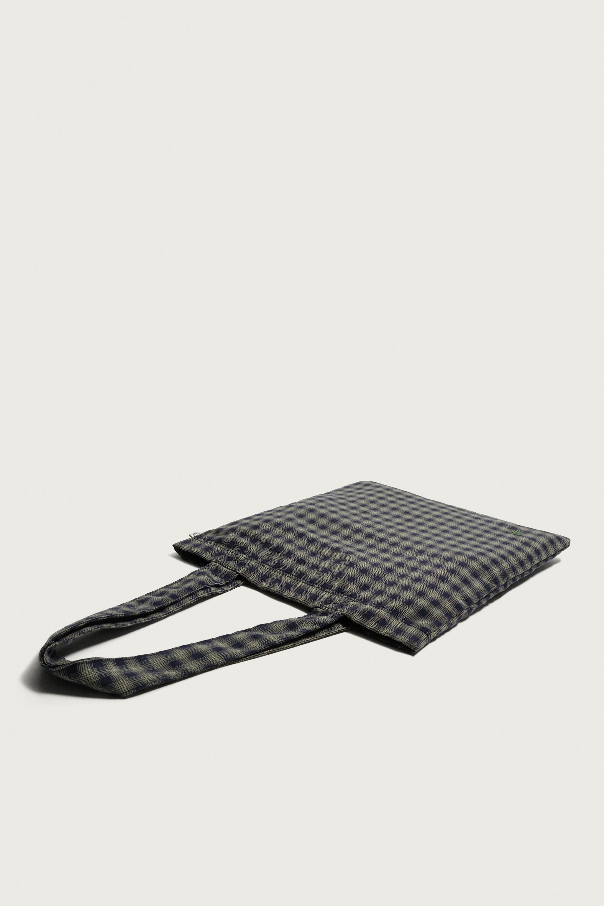 FABRIC SHOPPER BAG — Green