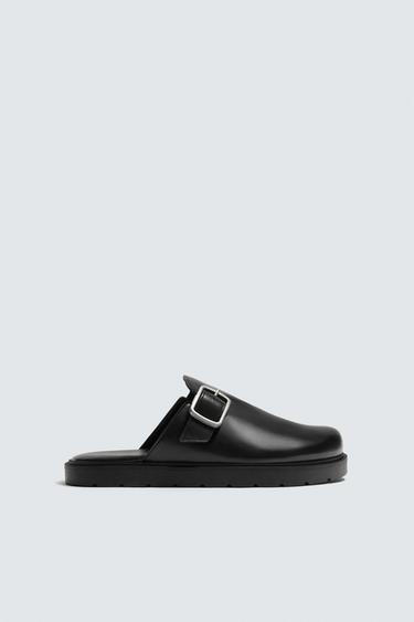 BUCKLED CLOGS - Black by Zara - Image 0