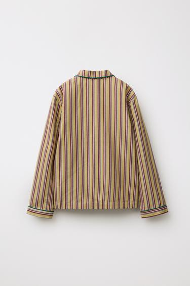LIMITED EDITION STRIPED PYJAMA SHIRT - Multicoloured by Zara - Image 1