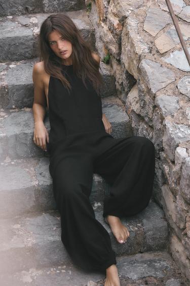 Zara Lyocell Jumpsuit - Black