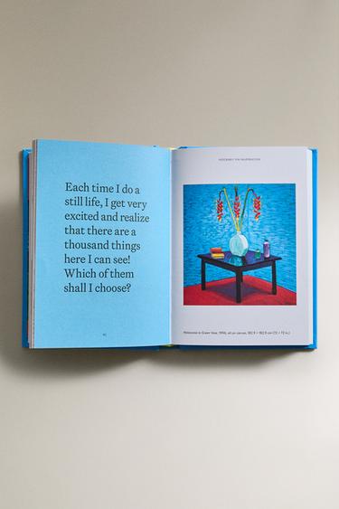 THE WORLD ACCORDING TO DAVID HOCKNEY BOOK - Blue by Zara - Image 2