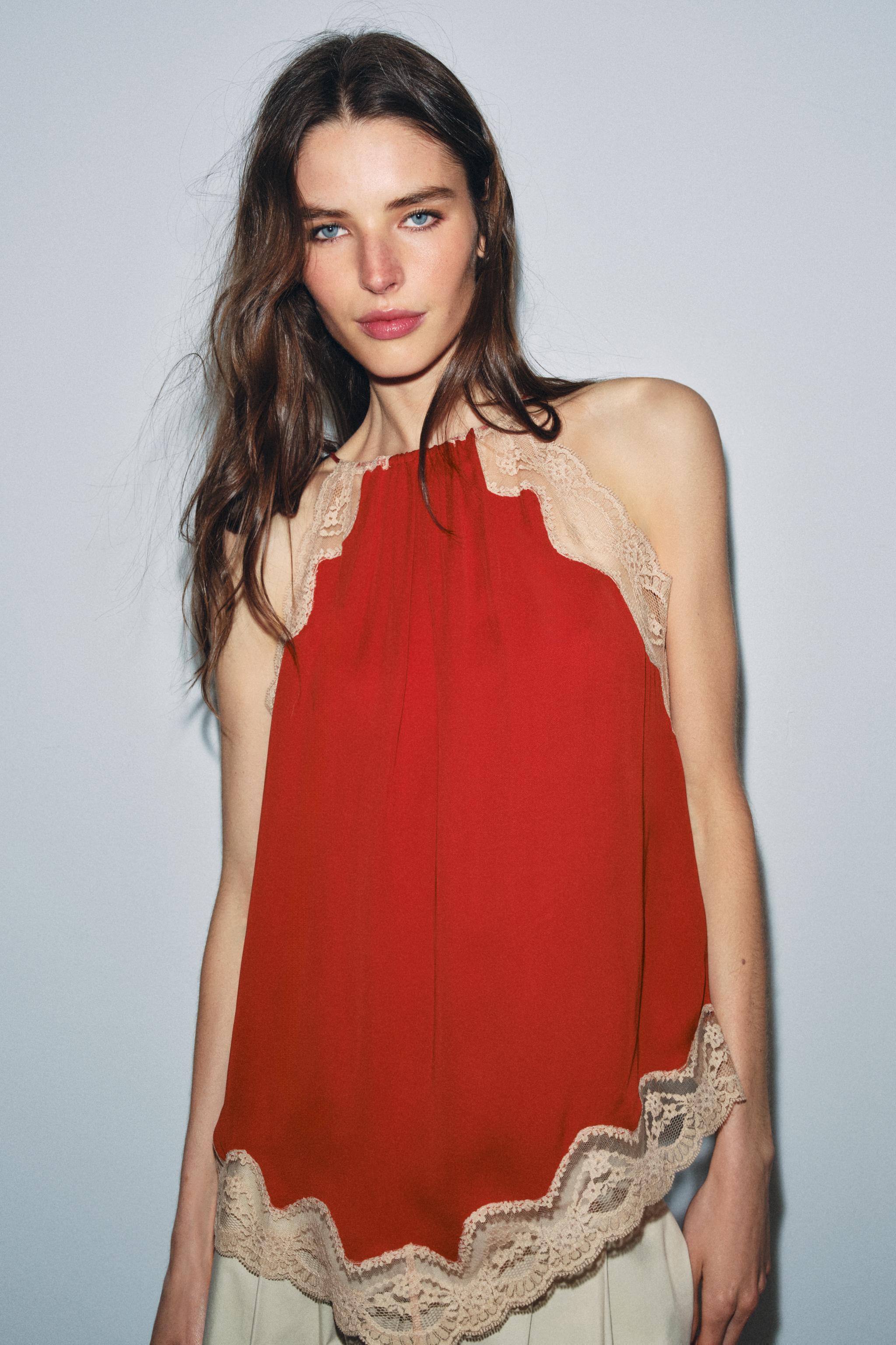 TOP HALTER DENTELLE ZW COLLECTION