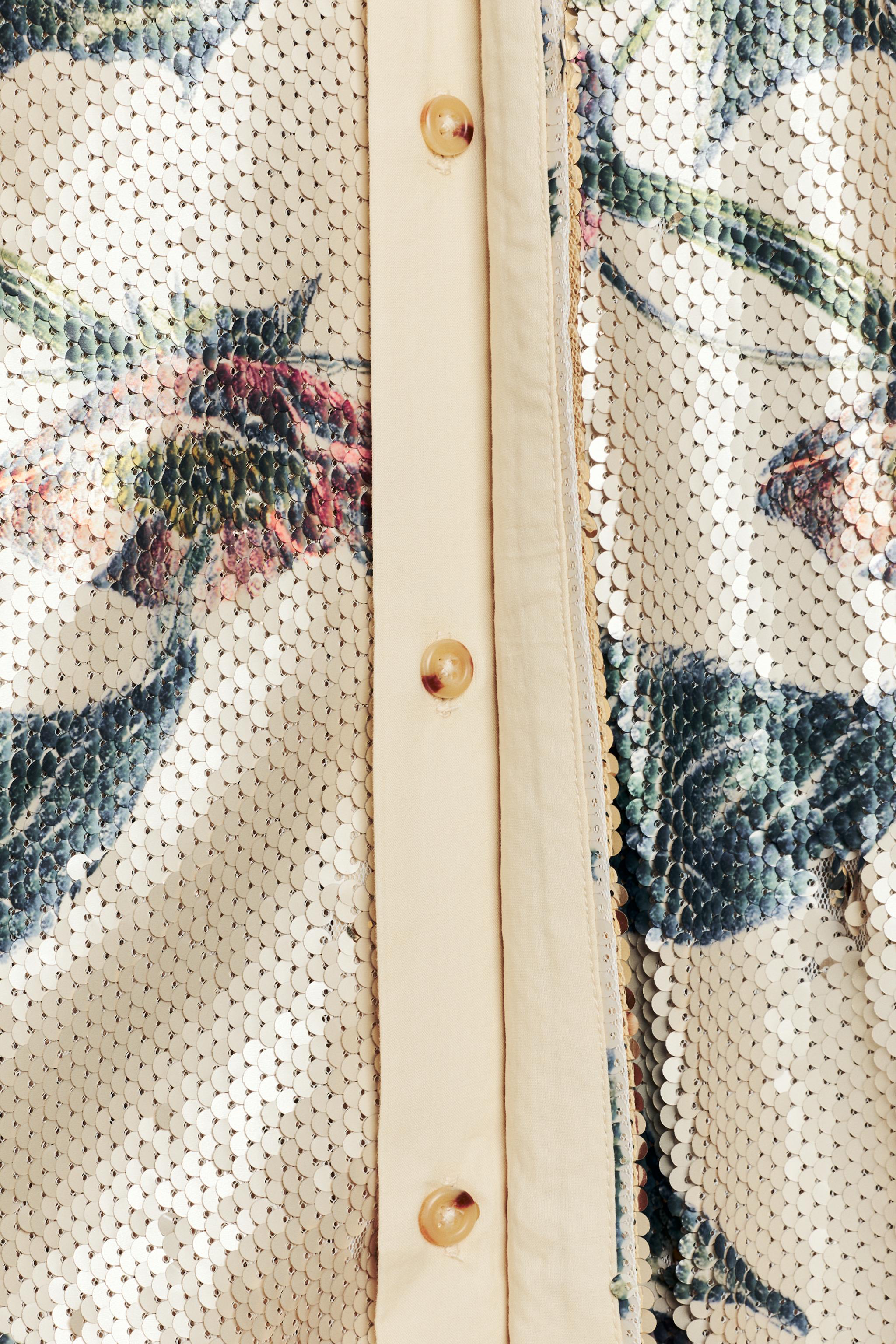 PRINTED SEQUIN SHIRT thumbnail 4