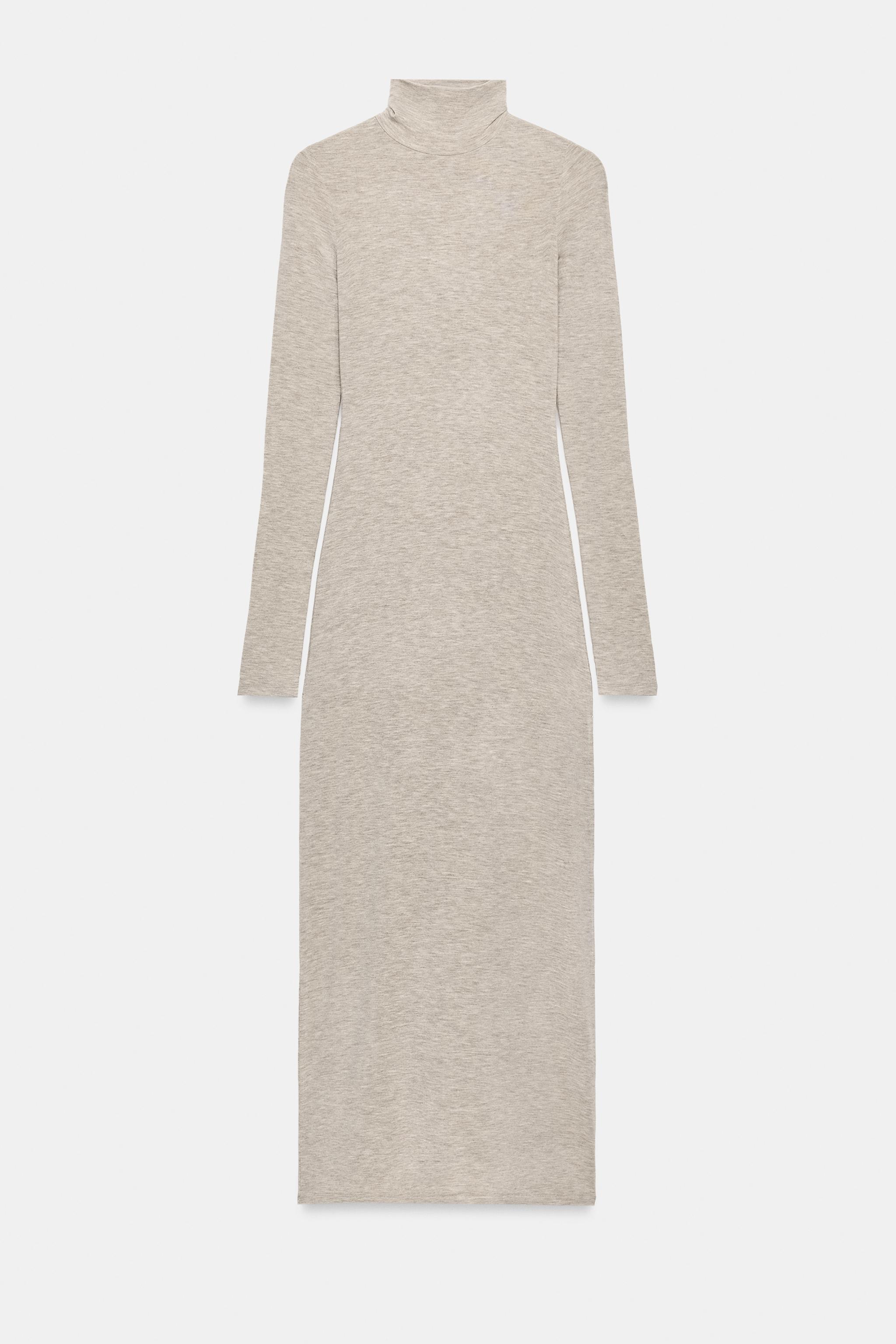 High-Neck Maxi Dress by Zara