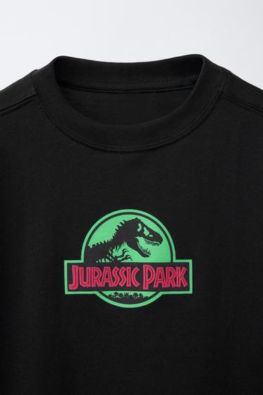 T-SHIRT RELIEF JURASSIC PARK © - Noir de Zara - Image 2