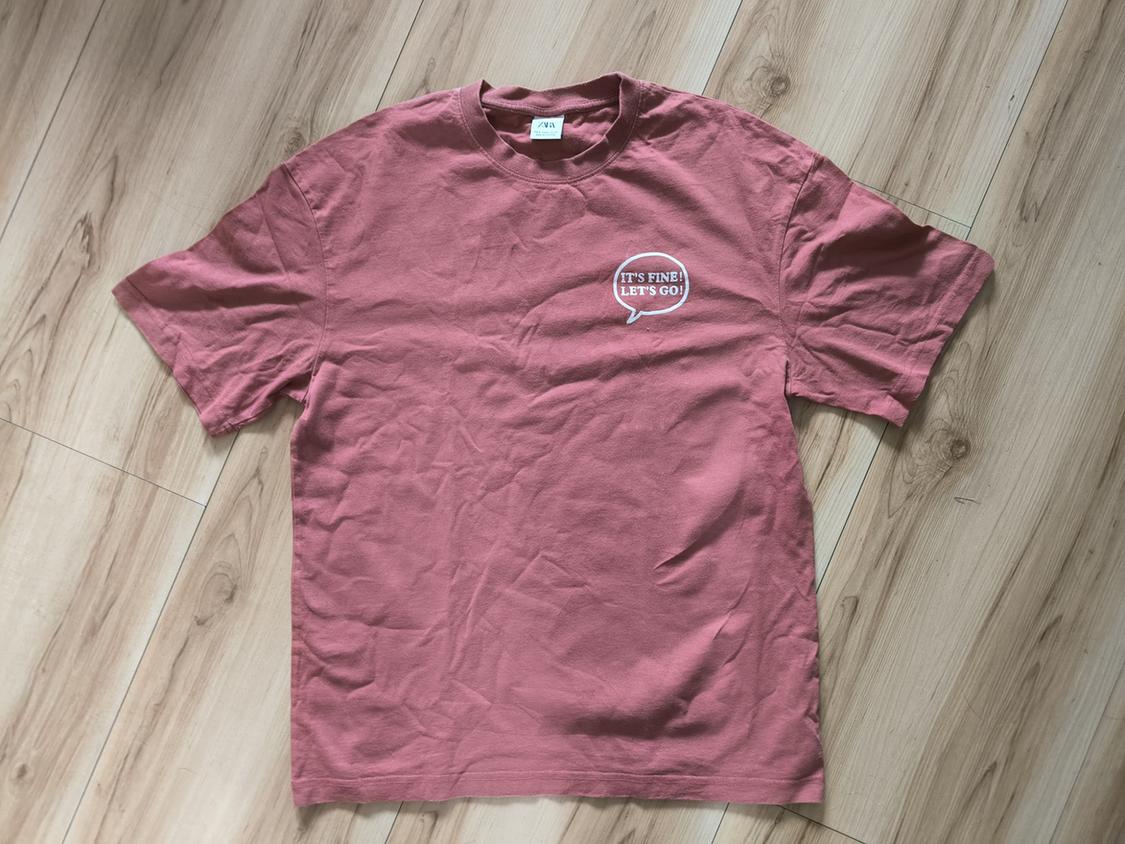 CONTRAST PRINTED T-SHIRT - Image 3
