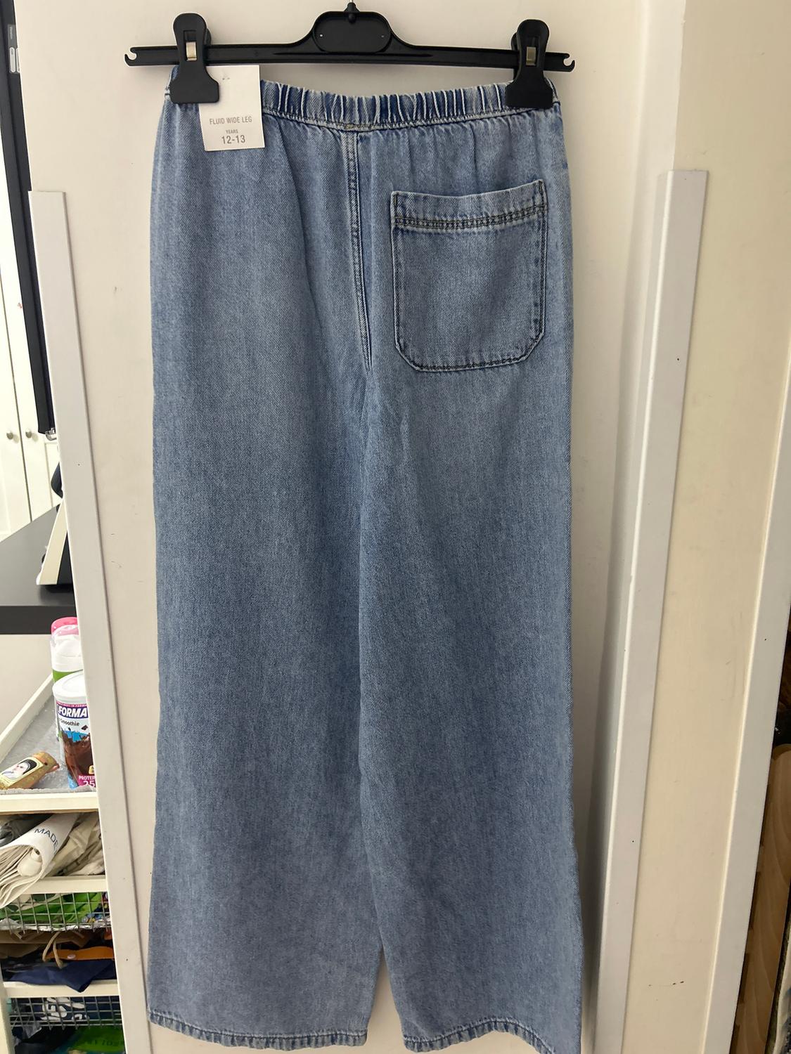 WIDE-LEG DRAWSTRING JEANS - Image 3