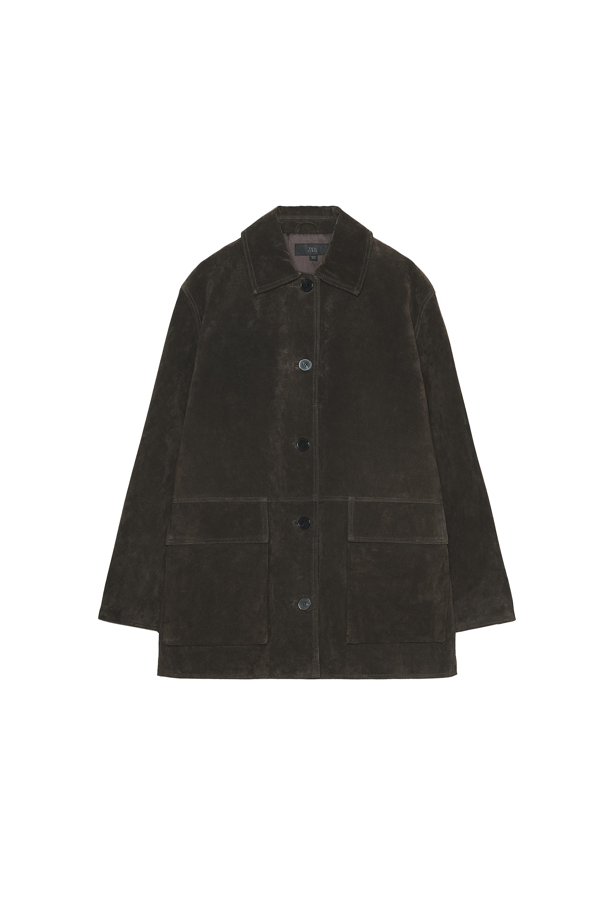 100% SUEDE JACKET SECONDHAND | Zara Preowned
