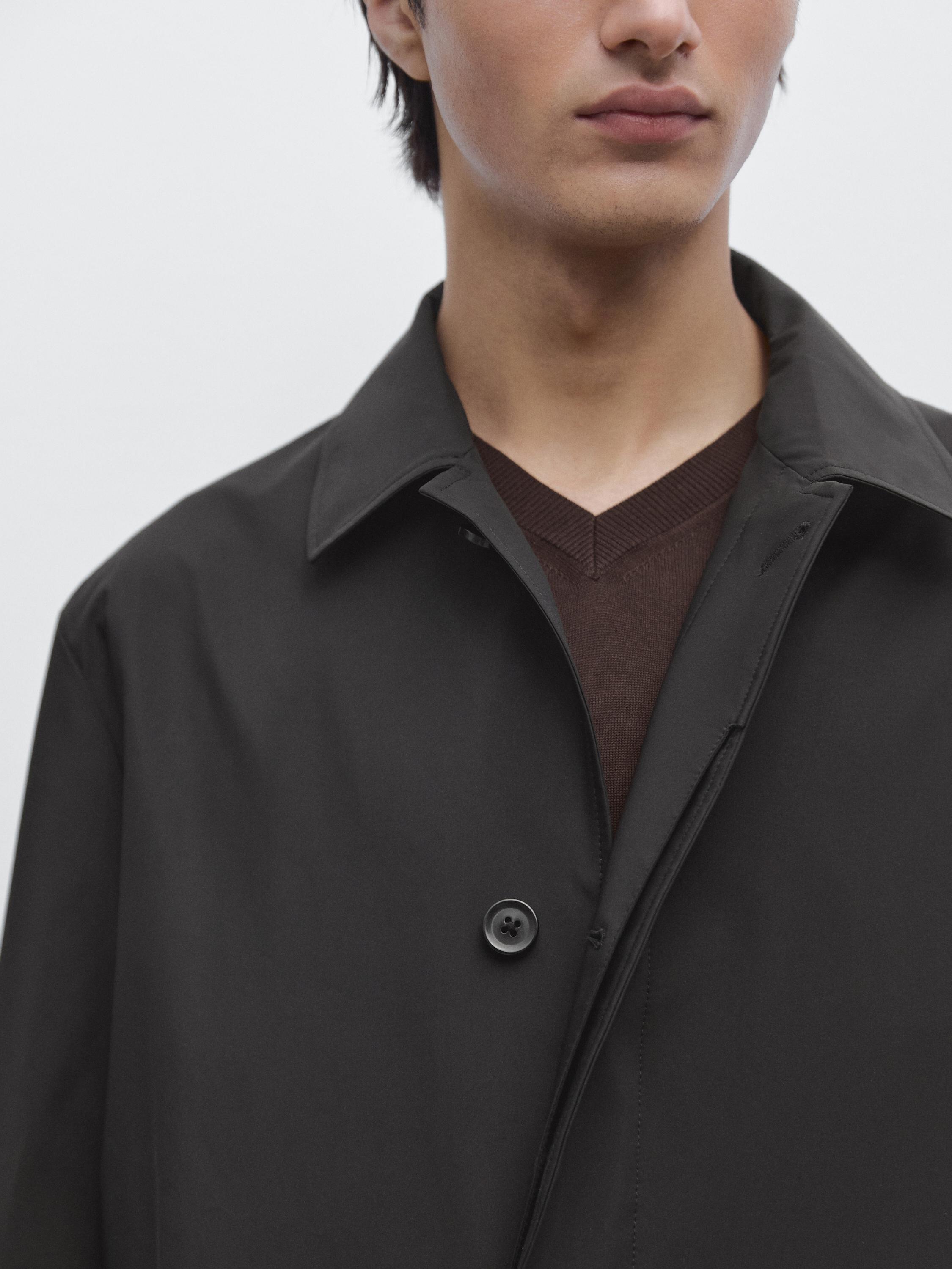 Parka légère en tissu technique