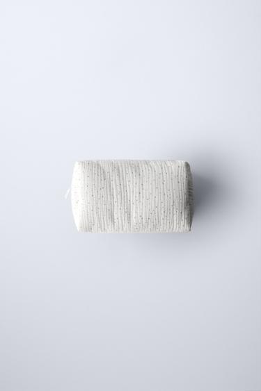 STAR TEXTURE PADDED TOILETRY BAG - Ecru by Zara - Image 5
