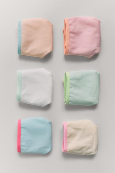 6-14 YEARS/ SIX-PACK OF BRIEFS WITH NEON DETAILING - Multicoloured by Zara