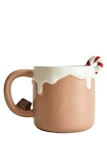 CHRISTMAS COOKIE STONEWARE MUG - Multicoloured by Zara